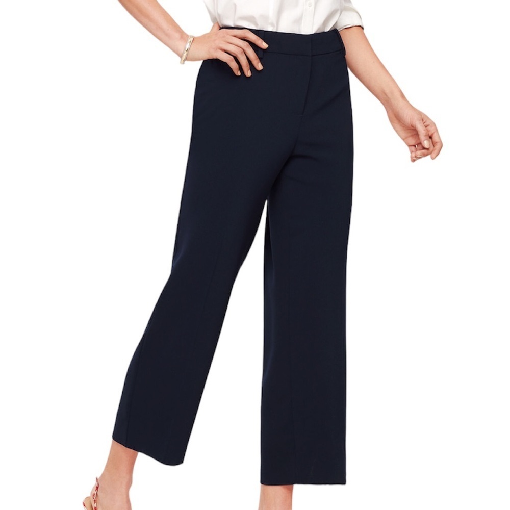 Talbots Straight Leg Crop Pants Ankle Trousers